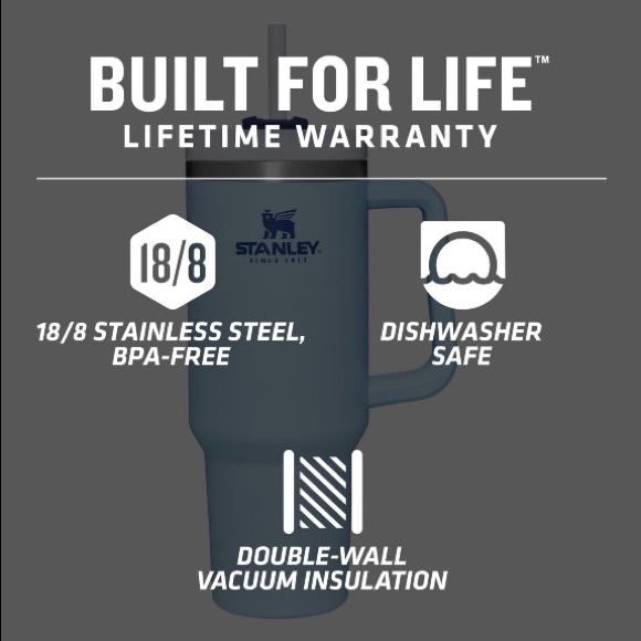 Stanley Adventure Quencher 40oz cornflower Blue! NWT - Picture 5 of 6